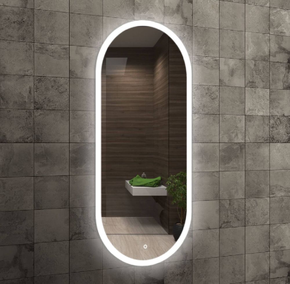 Venti Elipson lustro 45x105 cm owalne z oświetleniem - Wysyłka w 24h