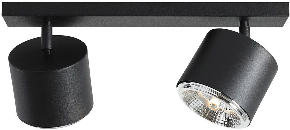 Aldex Bot lampa podsufitowa 2x35 W czarna 1047PL_H