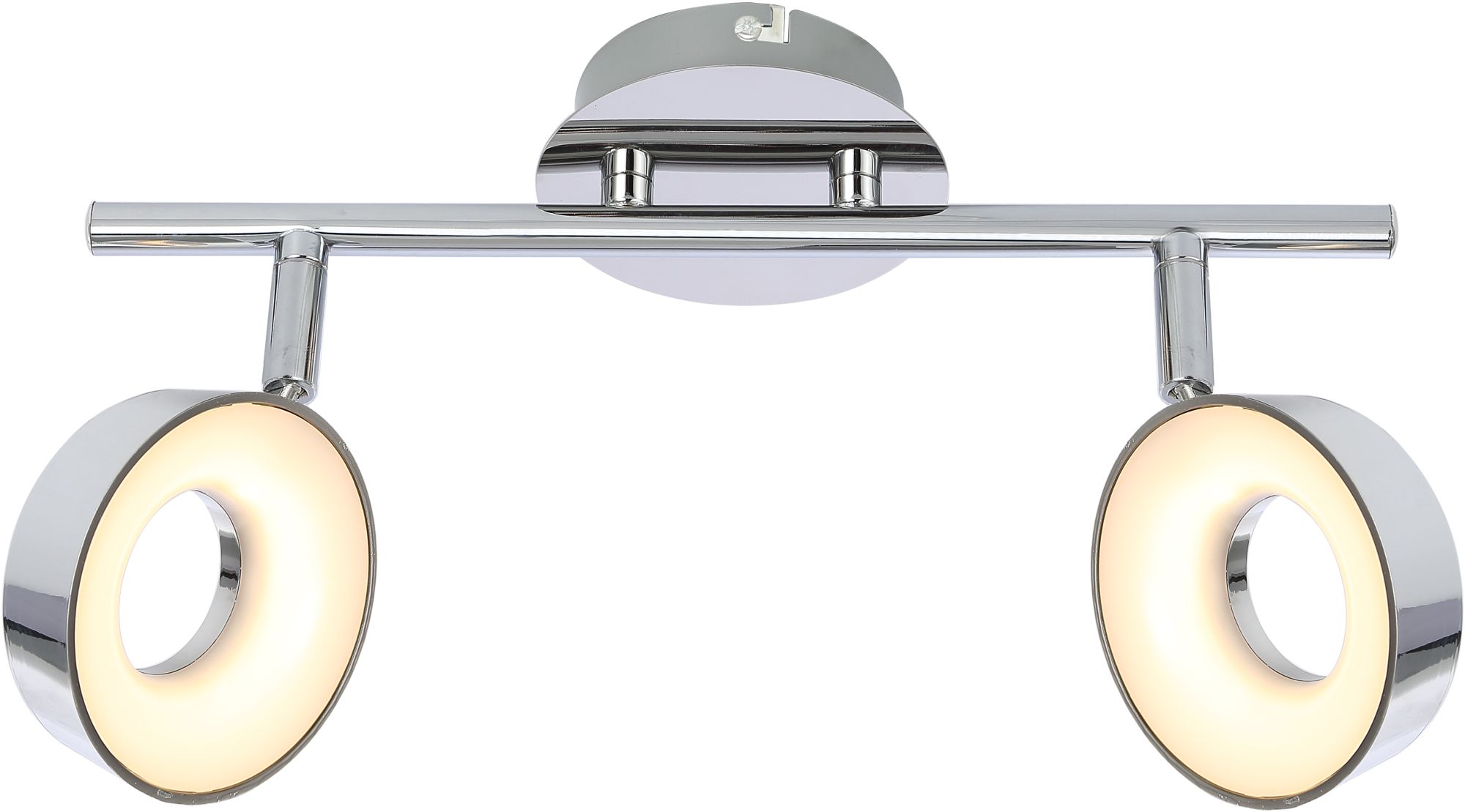 Candellux Isla lampa podsufitowa 2x4W LED chrom 92-61713