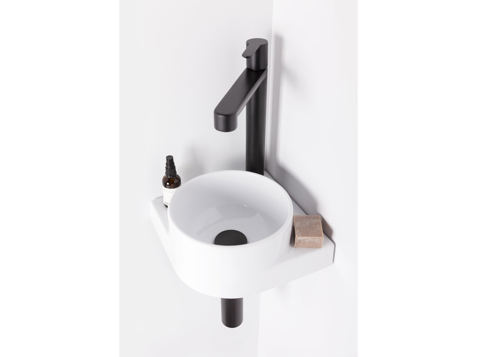 Ravak Puri bateria umywalkowa stojąca czarna X070182