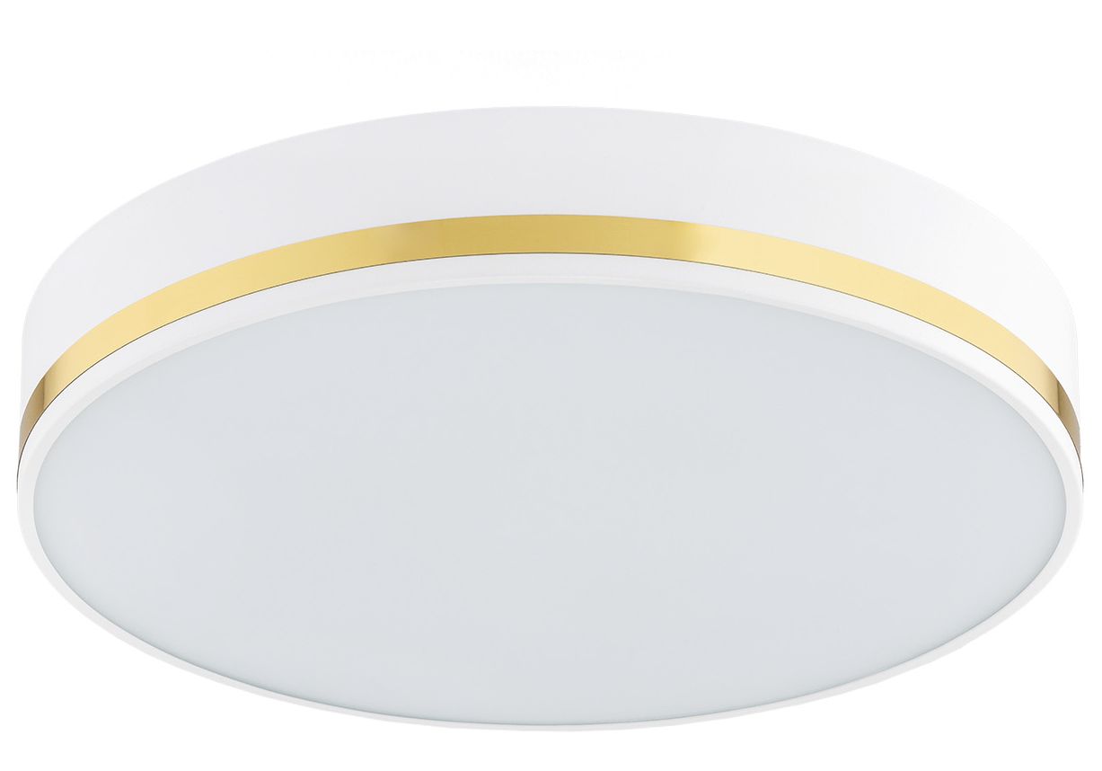 Argon Amore plafon 2x15W biały/złoty 7035