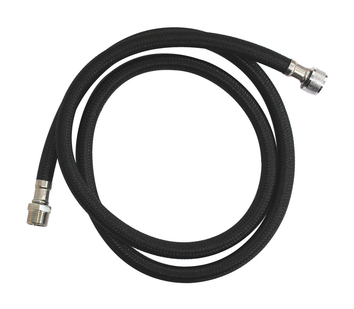 Tres wąż do salonów fryzjerskich czarny/chrom 91.34.887