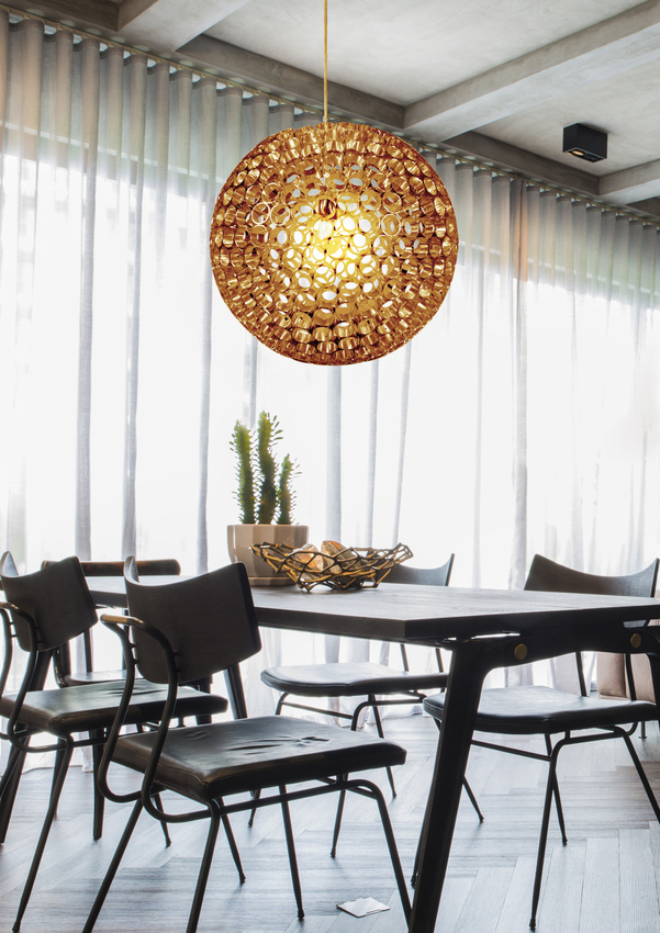 Candellux Abros lampa wisząca 1x60 W miedź 31-09074