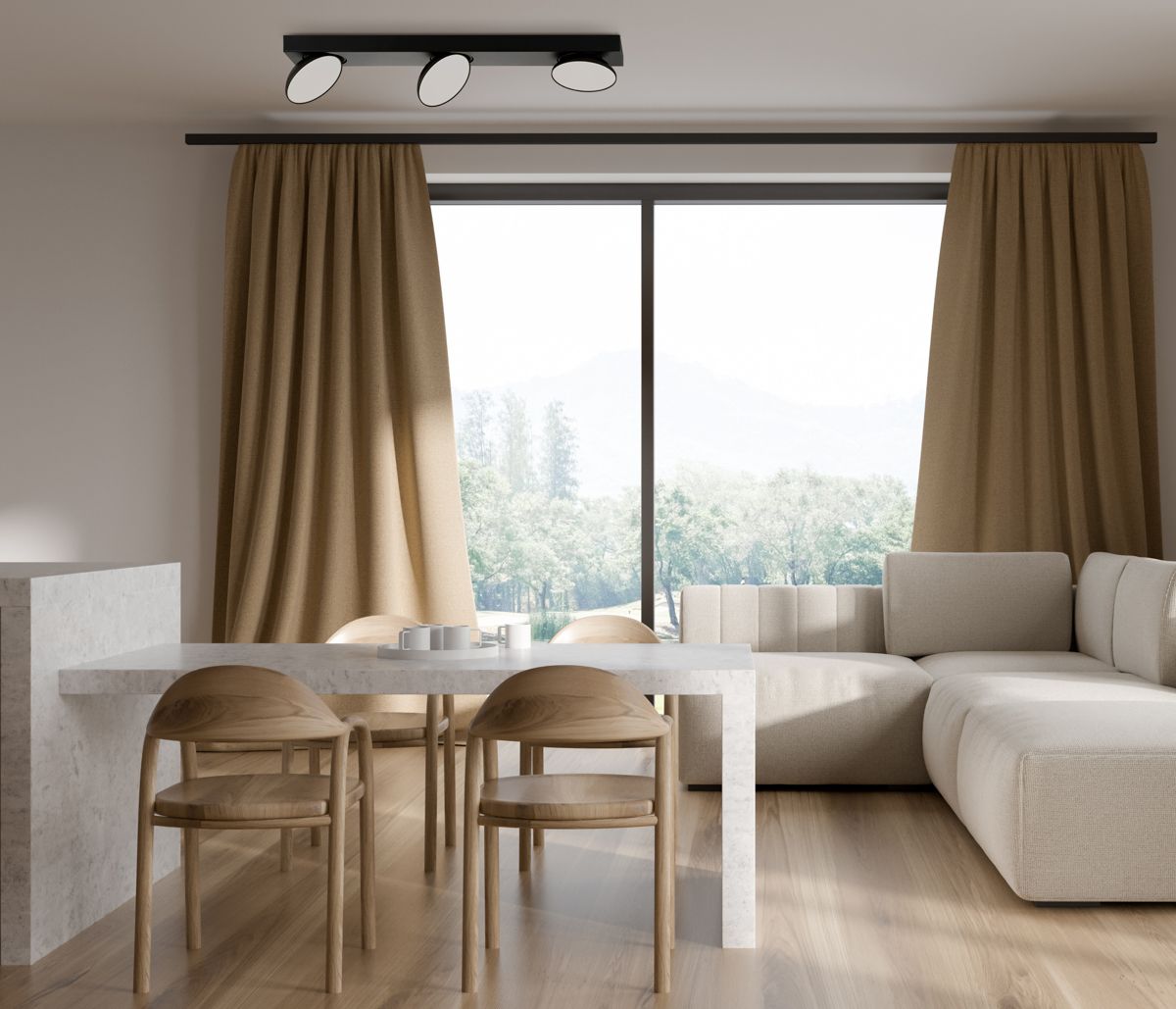 Italux Castelio lampa podsufitowa 3x5 W czarna SPL-31976-3B-BK