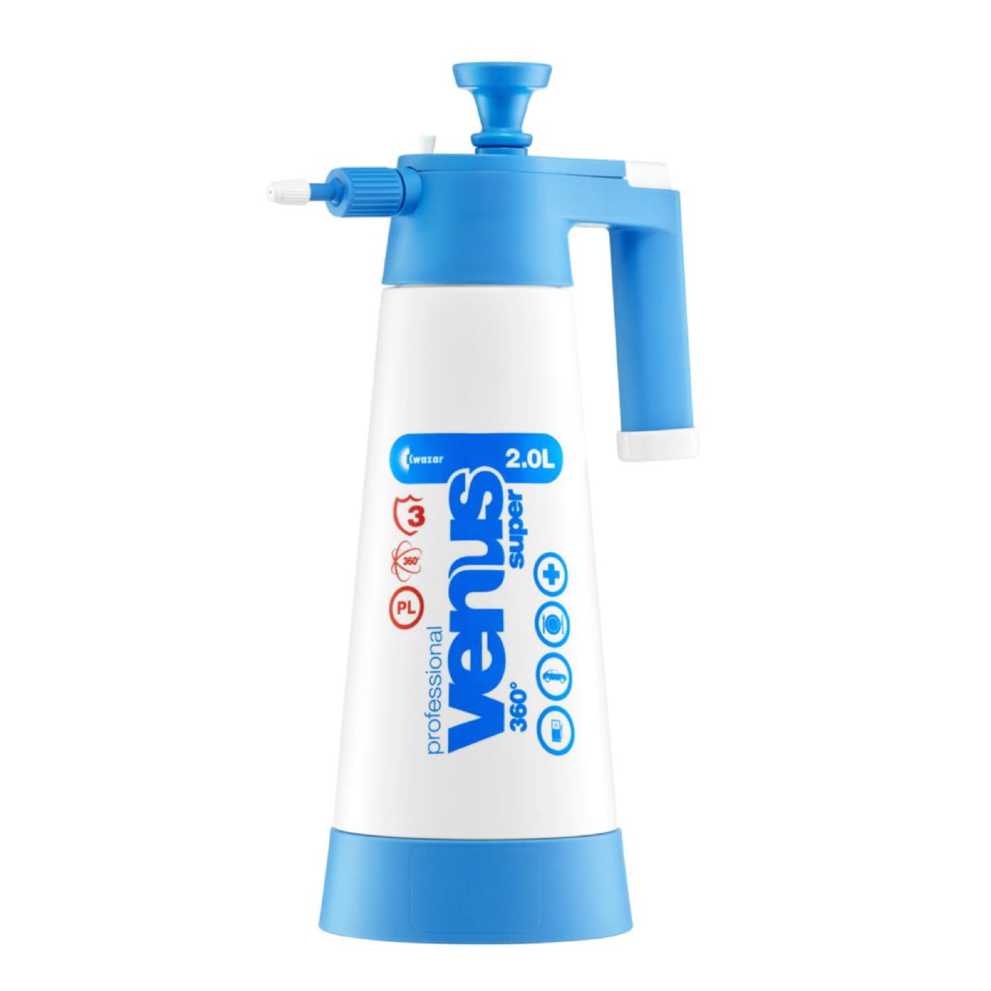 Opryskiwacz ciśnieniowy z obrotową końcówką 2L Kwazar