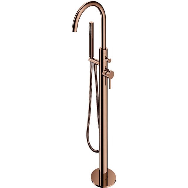 OMNIRES Bateria wannowa Y wolnostojąca wysoka miedź połysk Y1233CP