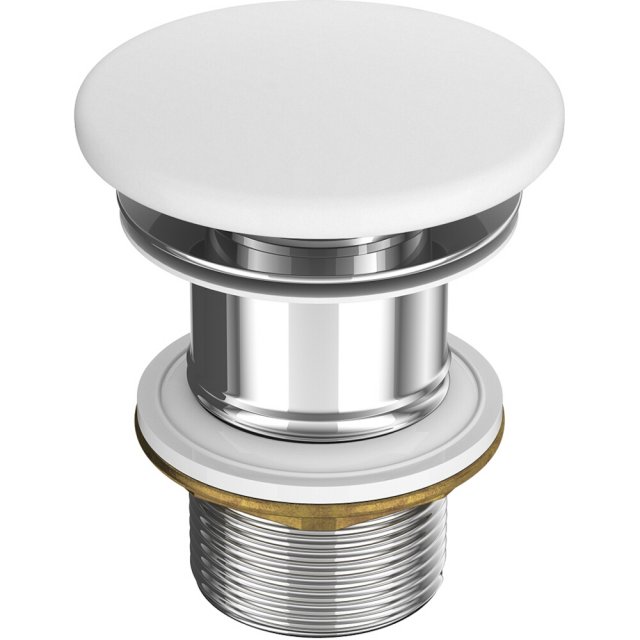 CERSANIT Ceramiczny korek do umywalek bez przelewu 5/4" biały ma