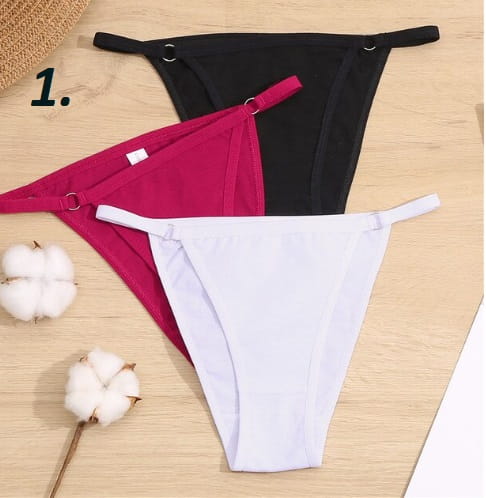 Stringi damskie 3 sztuki 025