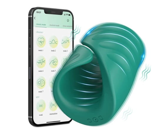 Wibrująca nakładka na penisa sterowana telefonem