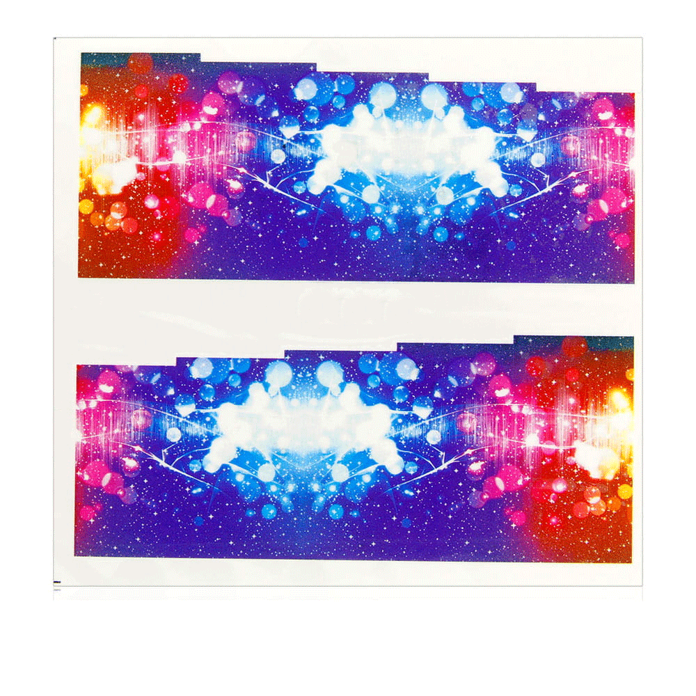 Naklejki wodne do paznokci arkusz 7 x 6,5 cm na 10 palców Nr c128