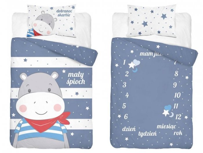 Pościel dziecięca bambusowa do łóżeczka 100x135 wz. 3530 A