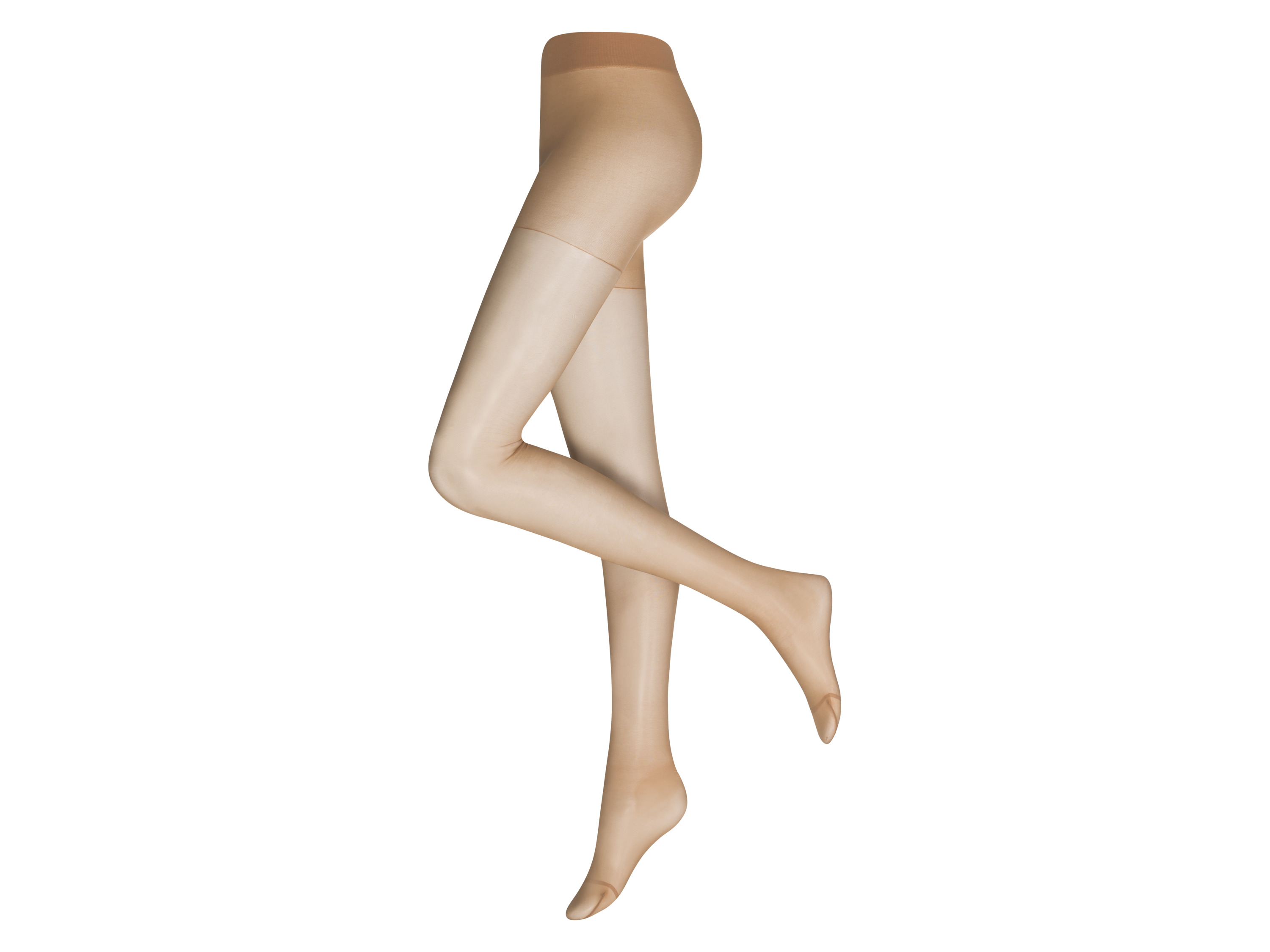 esmara Rajstopy uciskowe damskie, 40 Den, 2 pary Beżowy, Xl48/50