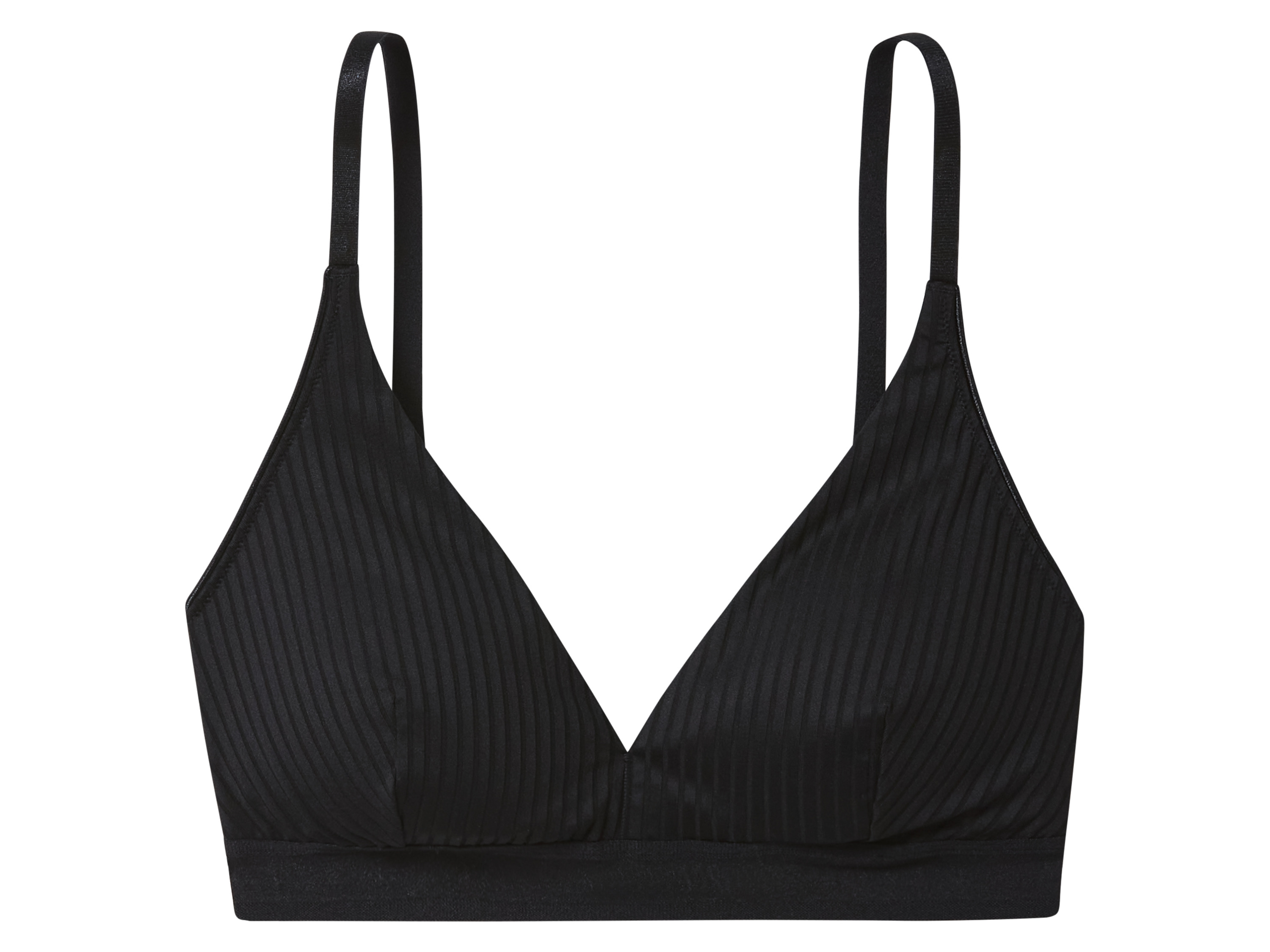 esmara Miękki biustonosz damski Czarny, L44/46