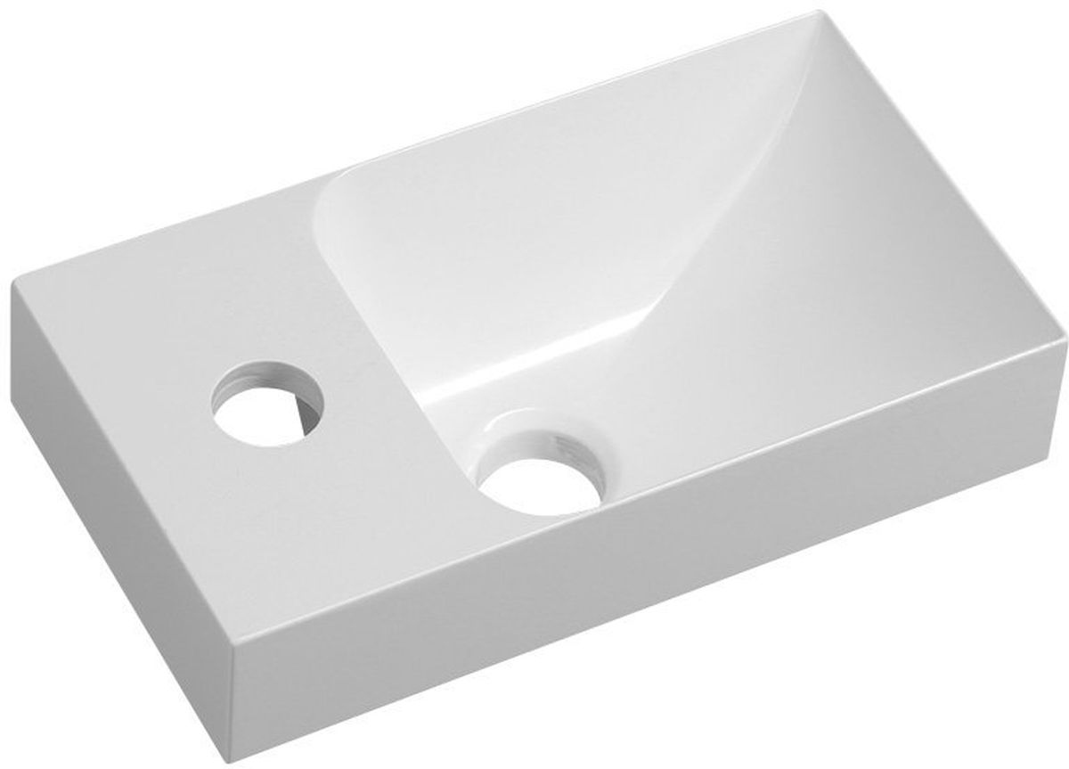 Darmowa Dostawa - Umywalka 30.8x17 cm prostokątna ścienna-meblowa biała Sapho Small PK300