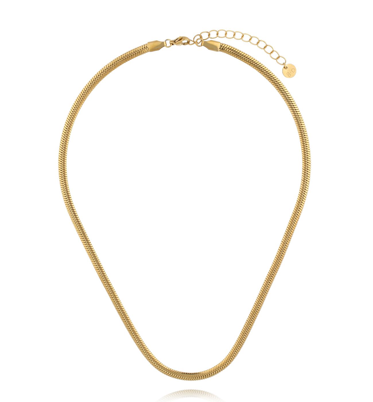 Naszyjnik złoty żmijka NSY0452 - By Dziubeka