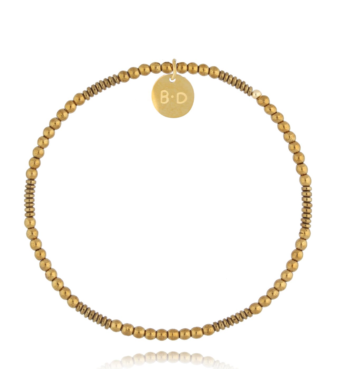 Bransoletka złota z hematytami Agnès BTW2616