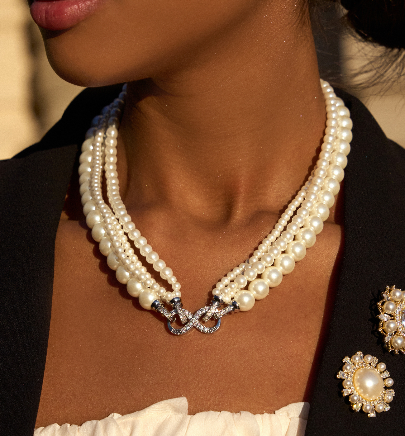 Naszyjnik z perłami Heavenly Drops - By Dziubeka