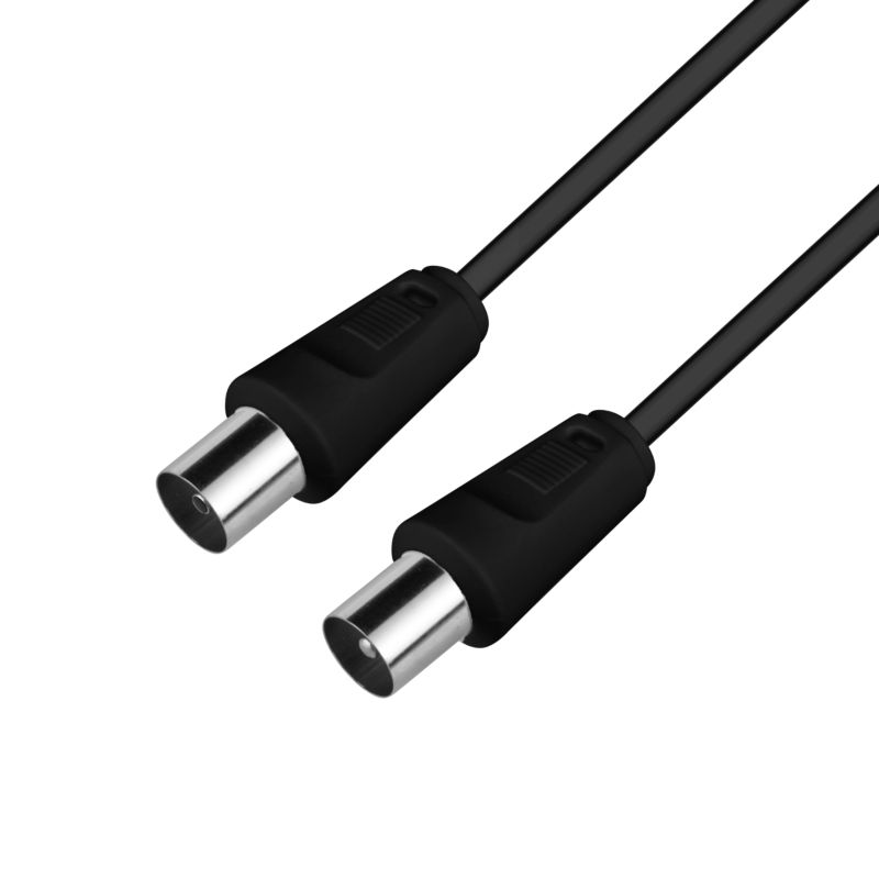 Przewód DPM Solid TV - Video 1,5 m czarny