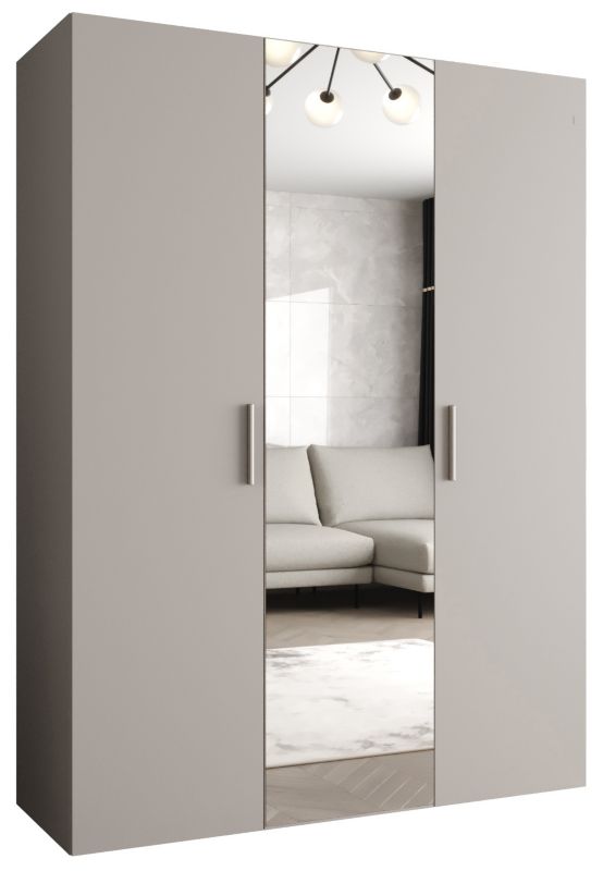 Szafa uchylna Abiks BARI 2 150 wys. 202 cm Kaszmir + u. Srebrny 1 szt