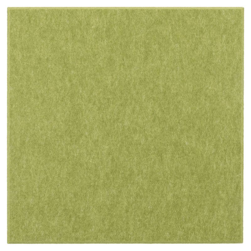 Panel filcowy ścienny dekoracyjny Multidecor Felly 40 x 40 cm 9 mm kwadrat gładki zielony 2 szt.