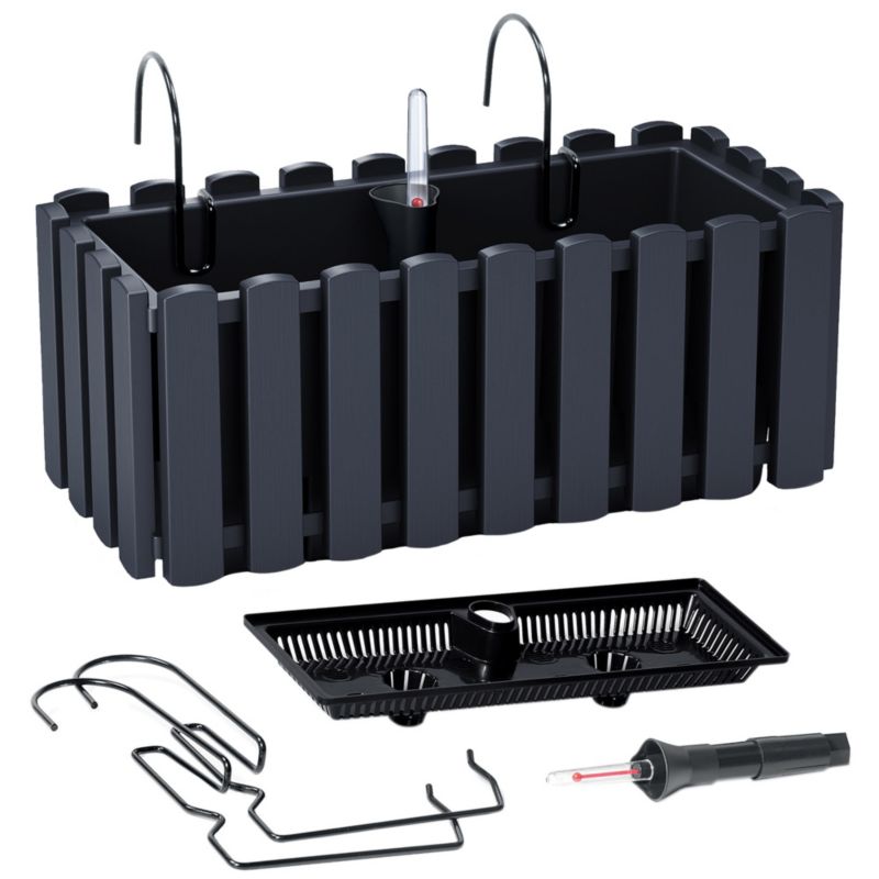 Skrzynka Balkonowa ogrodowa EDANTI wisząca z systemem nawadniania plastik 1 szt.