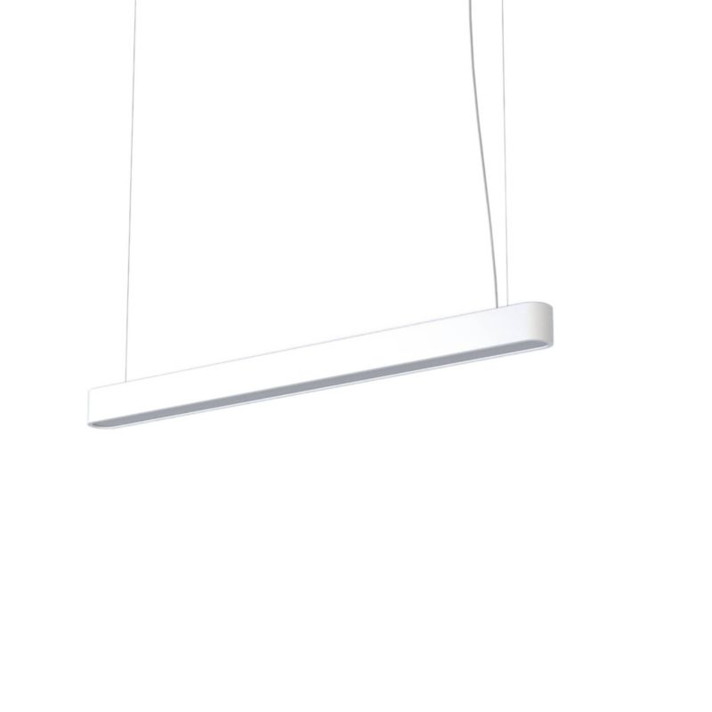 Lampa sufitowa wisząca Nowodvorski Lighting Soft biała wym: 150 x 20 x 95 cm 1xT8/G13 x 16W 1 szt.