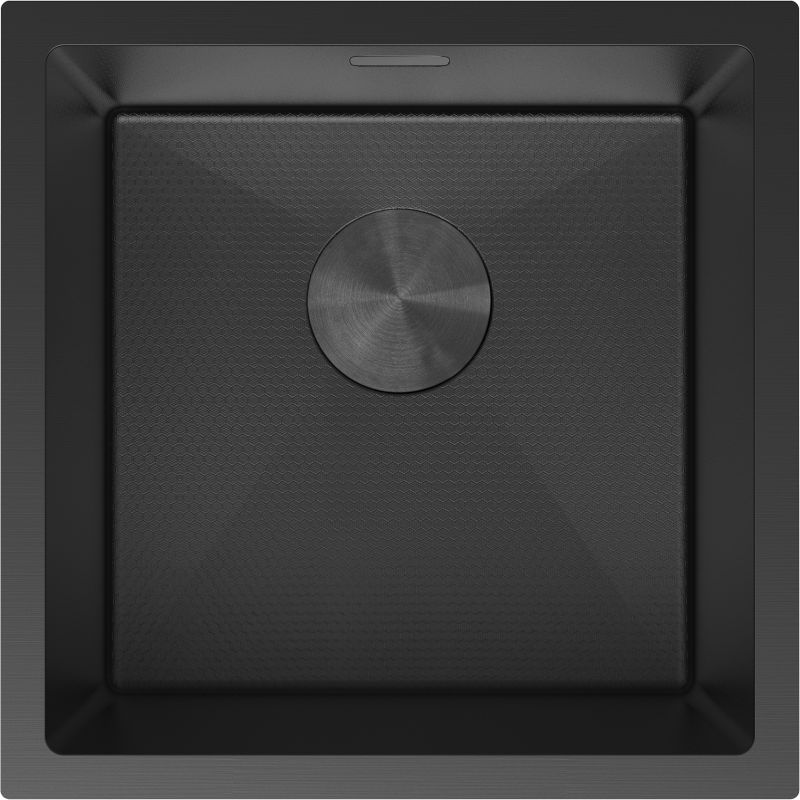 Zlewozmywak stalowy Mexen Trixo czarny 440 x 440 mm 1-komorowy 1 szt.