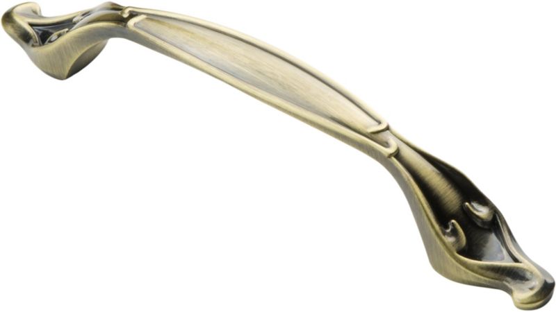 Uchwyt Schaffner Retro ozdobny 96 mm patyna