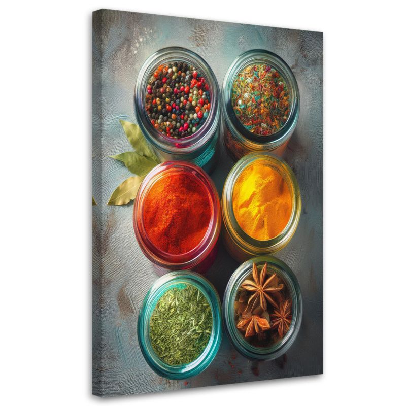 Obraz na płótnie Feeby Aromatyczne Przyprawy i Zioła 70x100cm 1szt