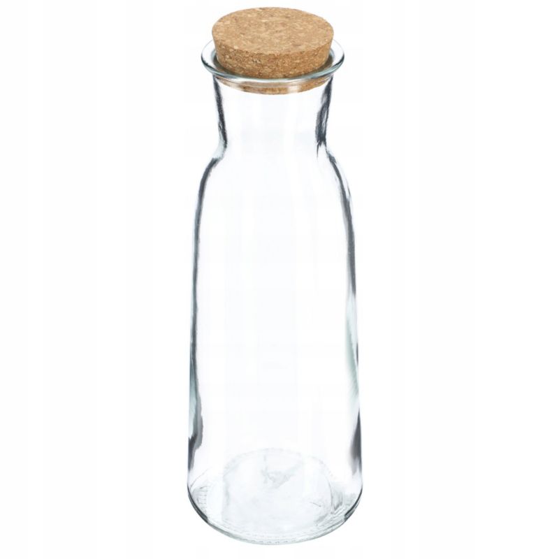 Dzbanek Na Napoje KADAX Z Korkiem Szklany 1L 1szt.