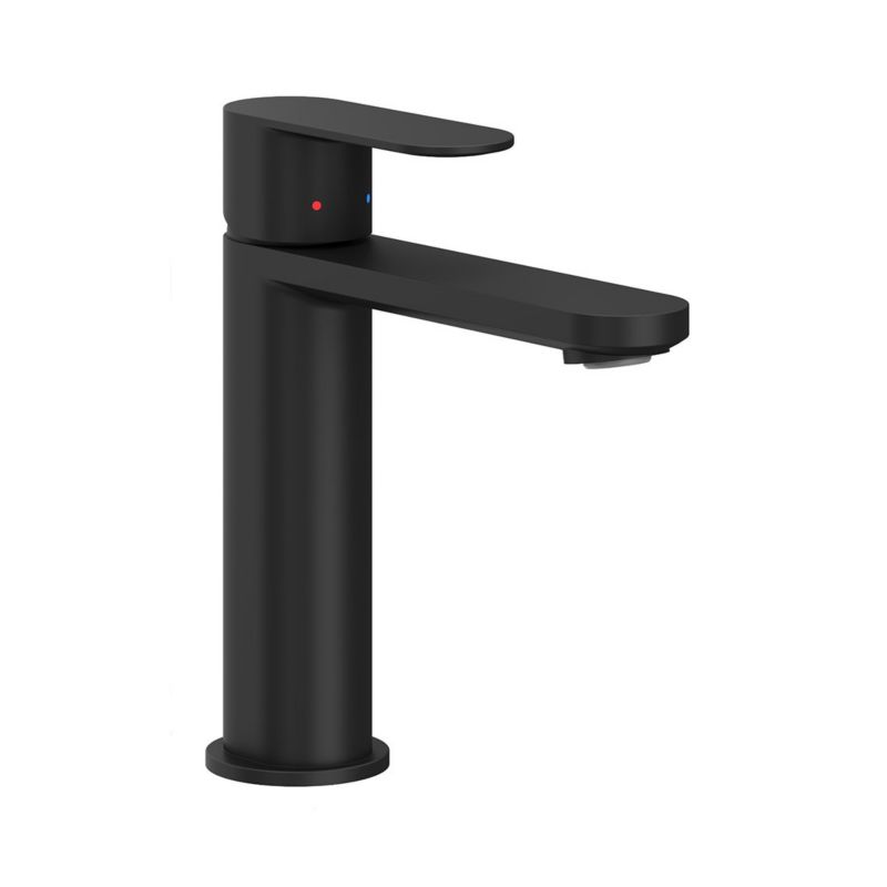 Bateria umywalkowa stojąca Ravak Chrome CR II 014.20BL 175mm bez korka czarna 1szt