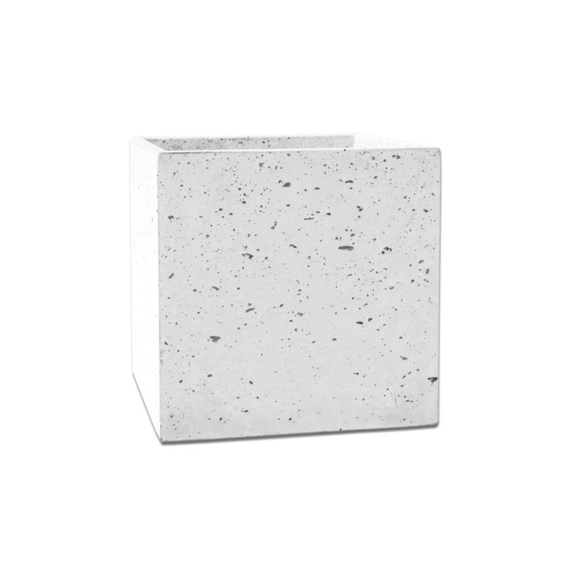 Donica Zadora Betonowa Zewnętrzna BOX S 35x35x35 biały 1 szt