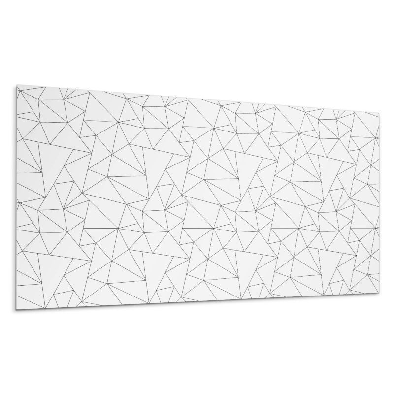 Kafelki samoprzylepne Wallfluent 40x20 cm Abstrakcyjna kompozycja trójkątów 10 szt.