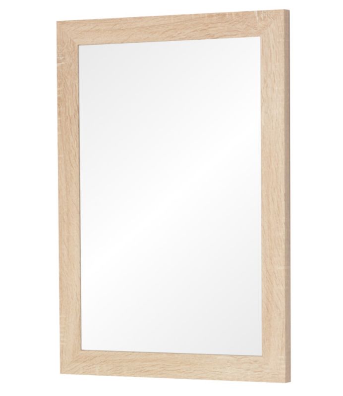 Lustro wiszące Profilmat 90x60 rama kolor dąb sonoma 1szt.