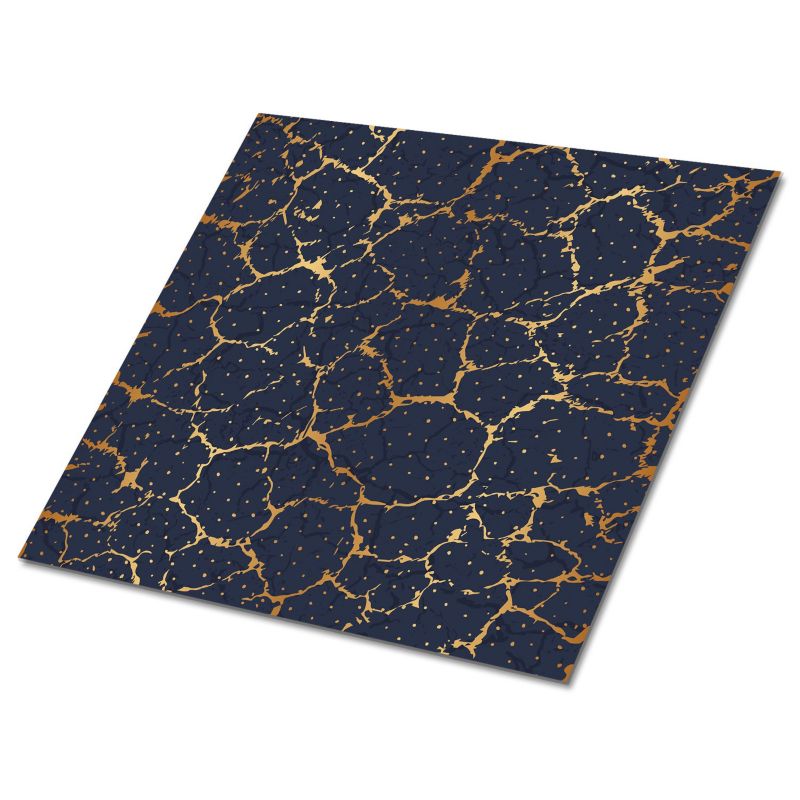 Kafelki samoprzylepne Tulup 30x30 cm Pęknięcia na marmurze. 9 szt.