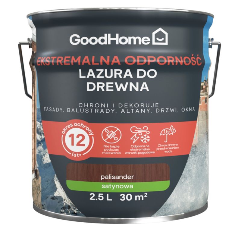 Lazura GoodHome 12 lat palisander 2,5 l