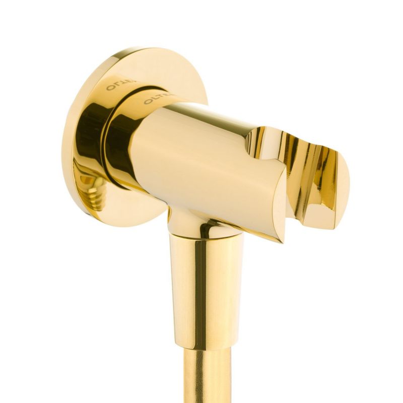 Przyłącze kątowe Oltens Hvita złoty połysk okrągłe DN 15 1 szt.