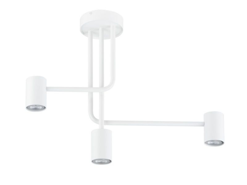 Lampa sufitowa wisząca Sigma Lighting Luis 0331 biała dekoracyjna 3xGU10 x 1 szt.