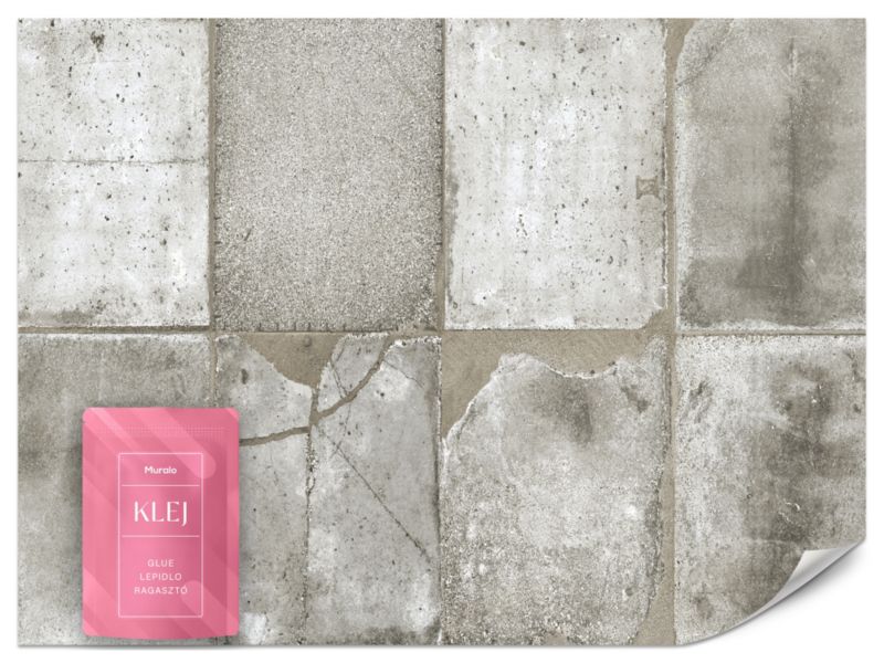 Fototapeta Muralo Betonowe Płyty 200x140 cm 1szt.
