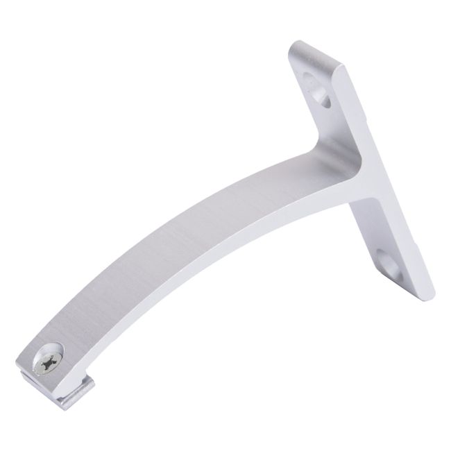 Wspornik pojedynczy aluminium inox 10 cm