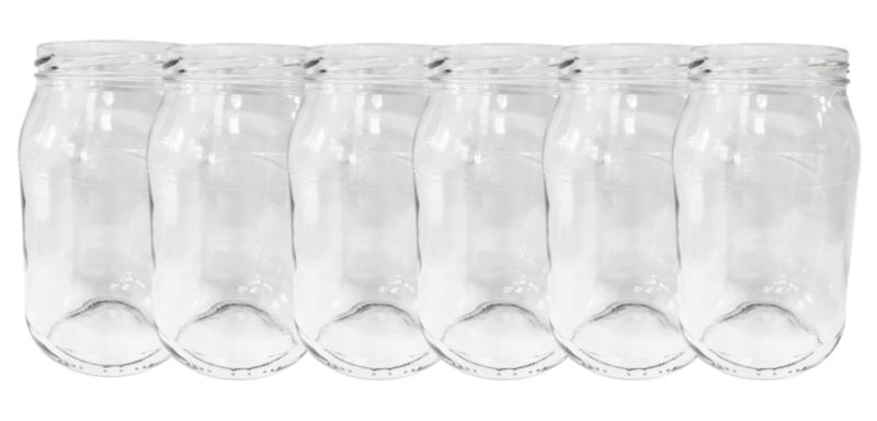 Słoiki MODO24 900ml 0,9l miód ogórki małosolne salatki 82mm 6 szt.