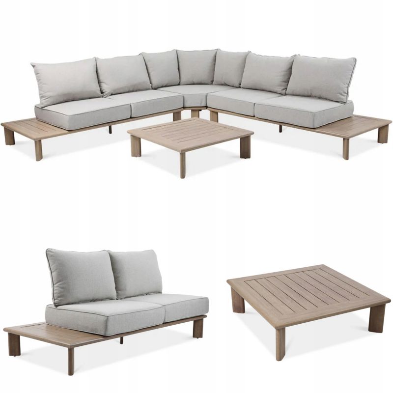 Narożnik Ogrodowy na Taras MAGELLAN CAFFE Aluminium Furrore Duży 1 szt