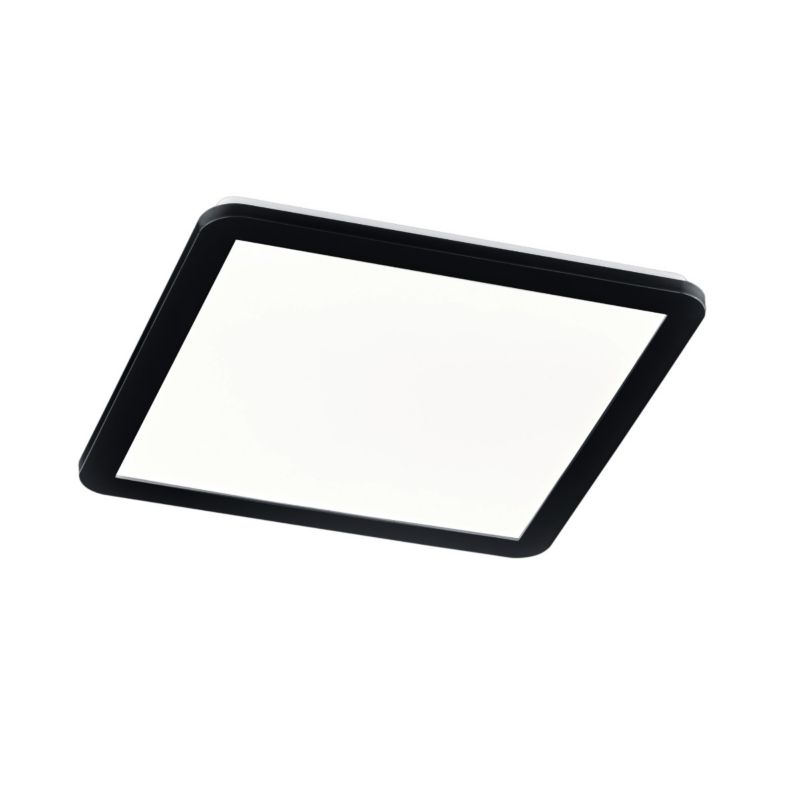 Plafon sufitowy Trio Camila czarno-biały LED 22W 3000K 2700 lm łazienkowy IP44 wym: 3 x 40 x 40 cm tworzywo sztuczne - 1 szt.