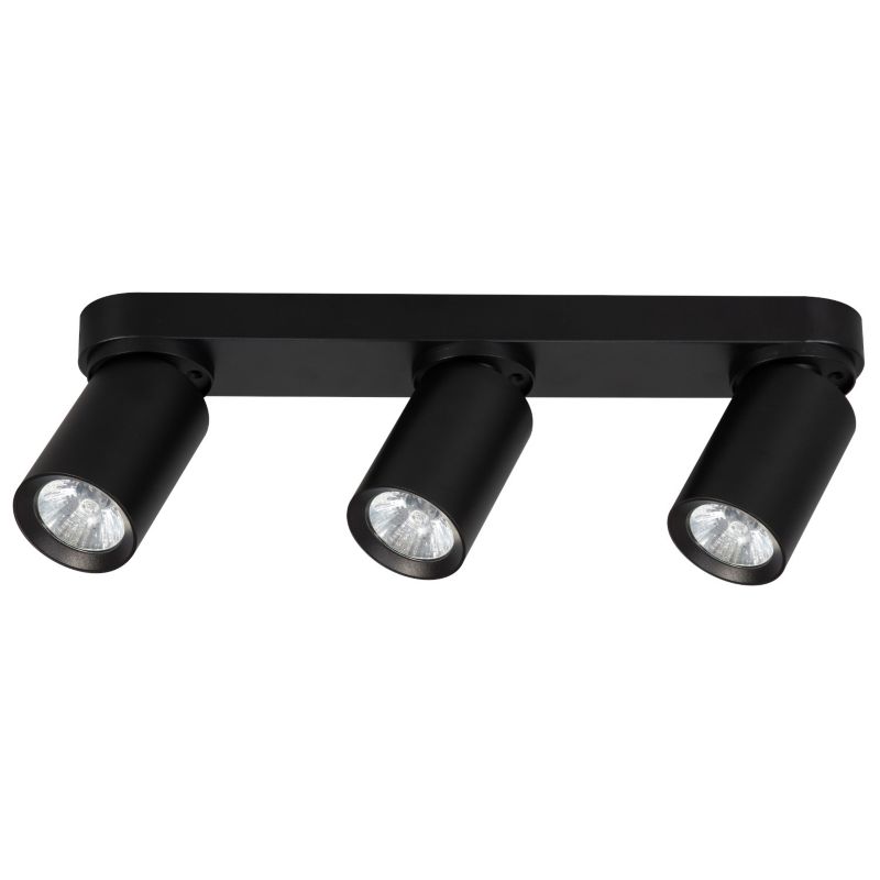 Spot reflektor natynkowy Alfa FLEX czarny 3xGU10x10W wym:9x38x6cm IP20 -1 szt.