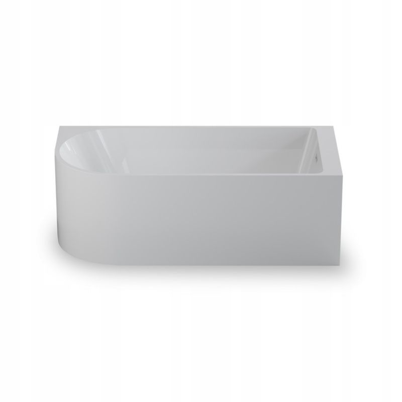Wanna wolnostojąca Corciano Crete Prawa 160x75cm ze srebrnymi dodatkami 1szt.