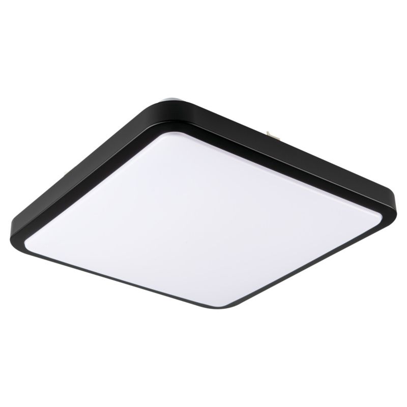 Plafoniera LED LL EGRA PLAFON 24W B 66123 LightLogic czarna kwadratowa 1200 lm NW 1 szt.