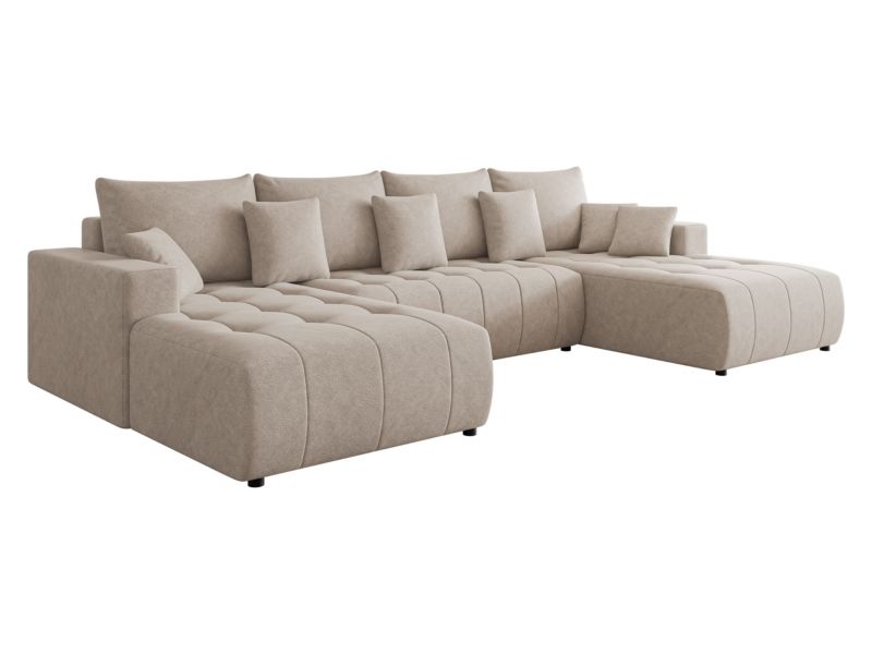 Narożnik z funkcją spania MIRJAN 24 Fabio U cappuccino 1 szt.