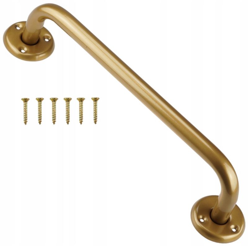 Antaba FEINZ Uchwyt Łazienkowy Poręcz 500 Pochwyt Drzwi Złoty 1 szt.