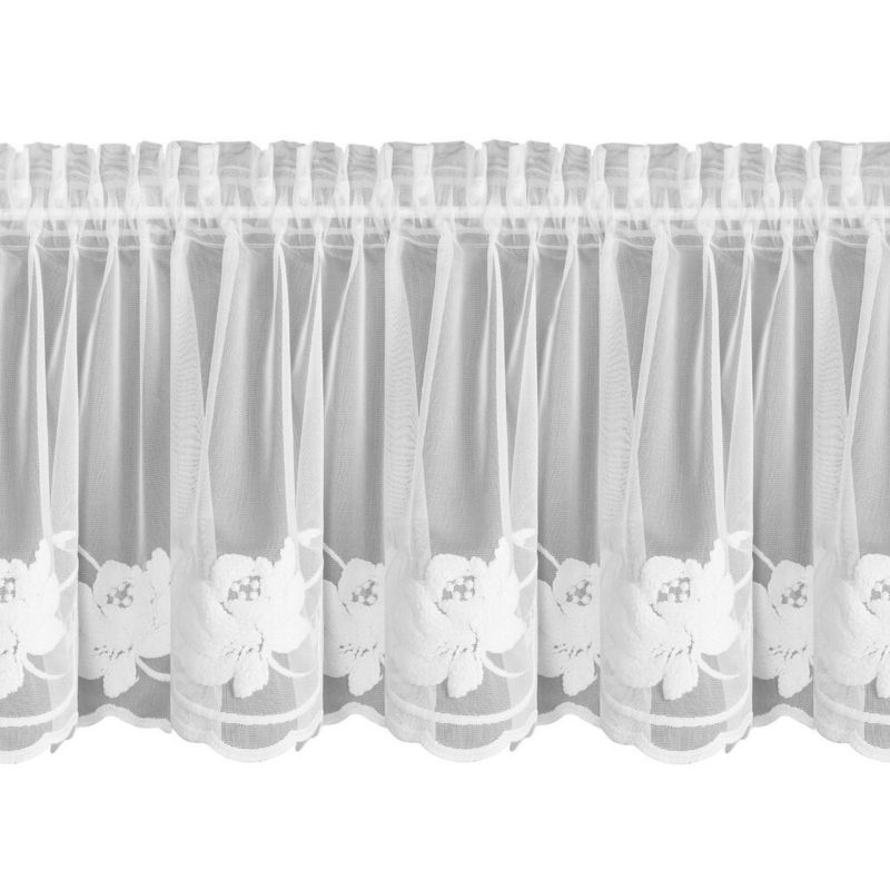 Zazdrostka Firanka Leti Eurofirany Woal Biała Przelotki 40X150 Cm 1 Szt.