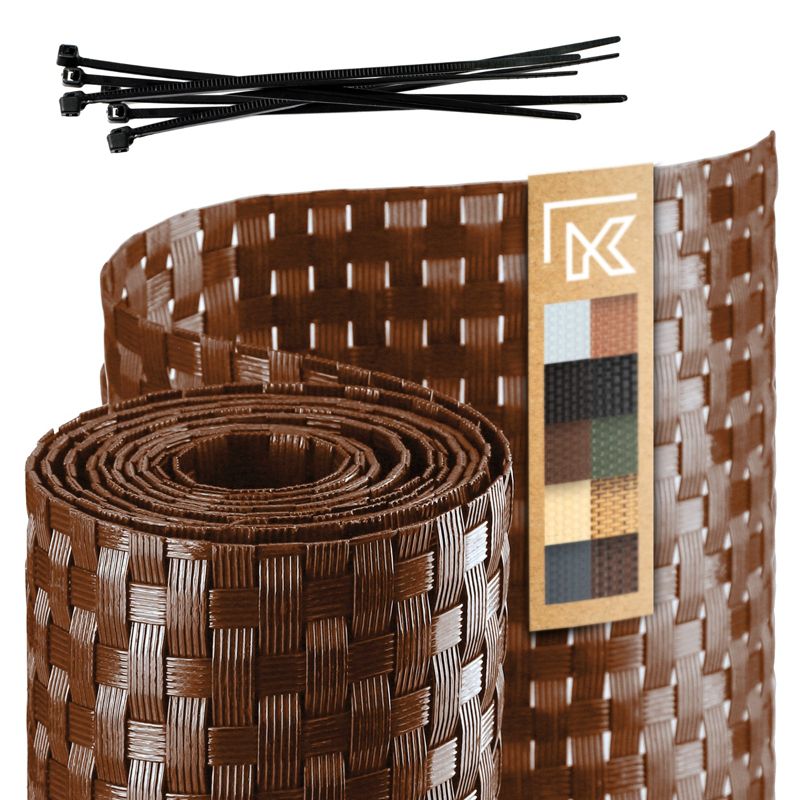 Taśma Ogrodzeniowa KADAX Miodowa Do Paneli Ogrodzeniowych 19cm 2,55m Osłona Płot 1szt.